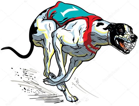 Greyhound Racing Dog — Stock Vector © insima #39839127