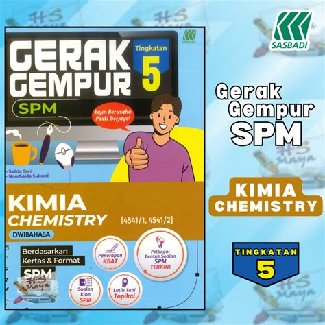 Buku Latihan Gerak Gempur Spm Tingkatan Kimia Chemistry Shopee