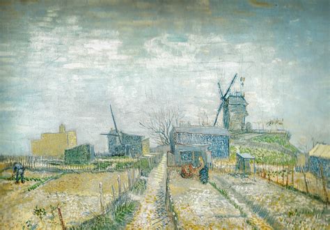 Vincent Van Gogh Montmarte Windmills And Allotments 1887 At Van