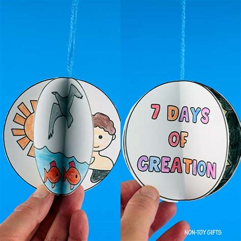 The Creation Story 3D Craft with Template - Non-Toy Gifts