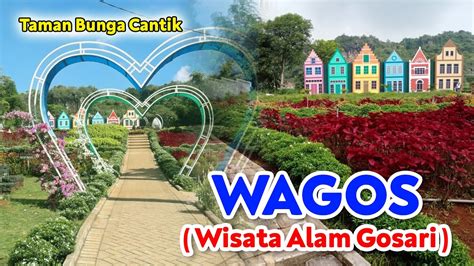 WAGOS Taman Bunga Cantik Di Gresik Jawa Timur Wisata Alam Gosari