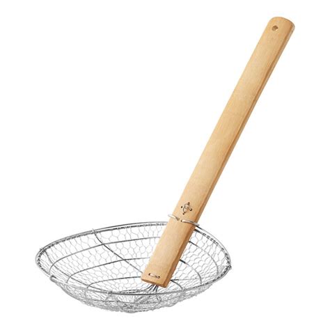 Emperor S Select Stainless Steel Coarse Mesh Skimmer With Bamboo Handle