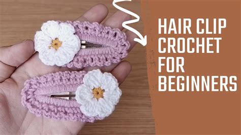 Super Beautiful Crochet Knitting Crochet Hair Clip Hair Clips