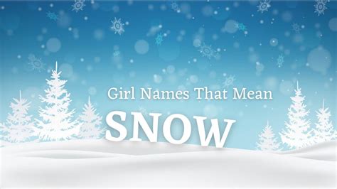 Girl Names That Mean Ice | MomsWhoThink.com