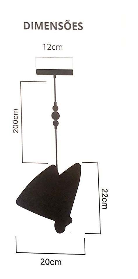 Pendente Lumin Ria Borboleta Wing Dourada Bivolt W Parcelamento Sem