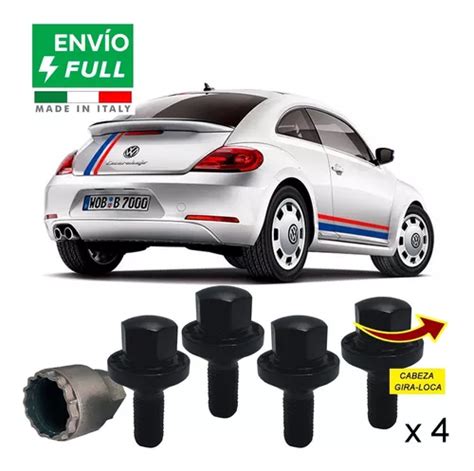 Set Tuercas Seguridad Vw Beetle Llaves Env O Gratis Meses Sin