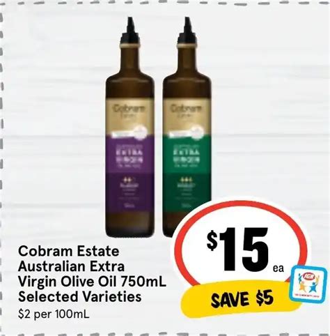 Cobram Estate Australian Extra Virgin Olive Oil 750mL Offer At Ritchies