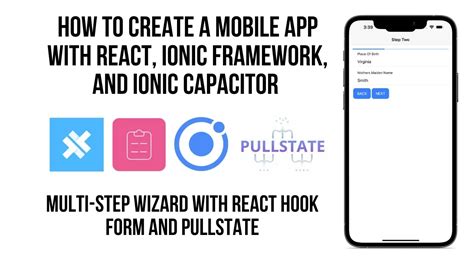 React Hook Form Wizard With Ionic React And Pullstate