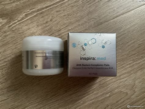 Очищающие диски для лица Inspira: med AHA radiant complexion pads ...