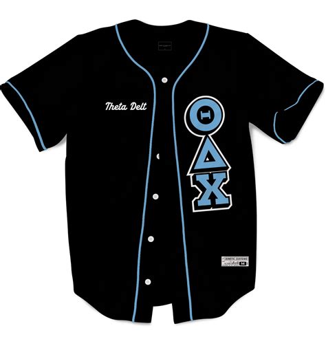 Theta Delta Chi The Block Baseball Jersey Kinetic Society Llc