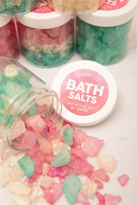 Learn How To Make These Gorgeous Sparkling Bath Salt Ts Bath