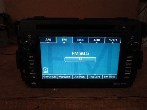 11 12 Gmc Acadia Radio Cd Player Navigation Receiver Stereo Amfm 22884234 Ebay