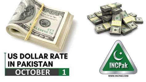 Usd To Pkr Dollar Rate In Pakistan October Incpak