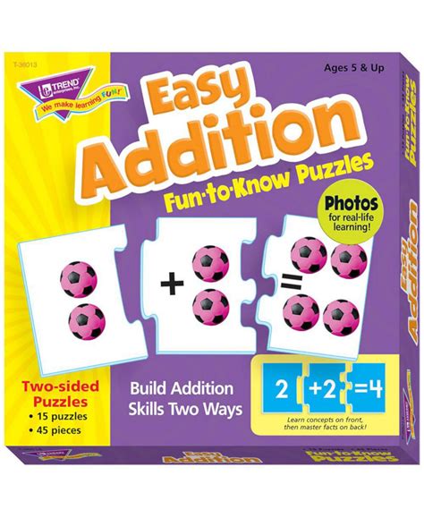 Купить Другие игрушки и игры Easy Addition Fun To Know Puzzles