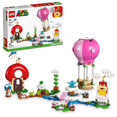 Lego Super Mario Peachs Garden Balloon Ride Expansion Set 71419 With