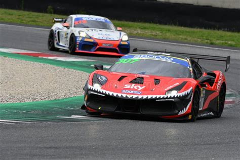 Mugello Circuit Italy October Ferrari Challenge Evo Of