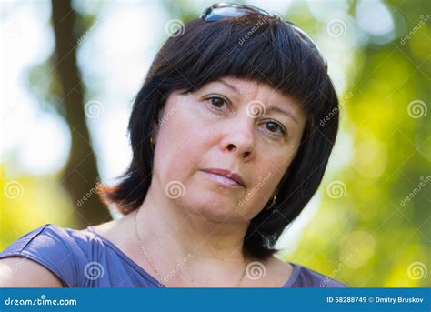 Brunette Middle Aged Stock Image Image Of Lifestyle 58288749