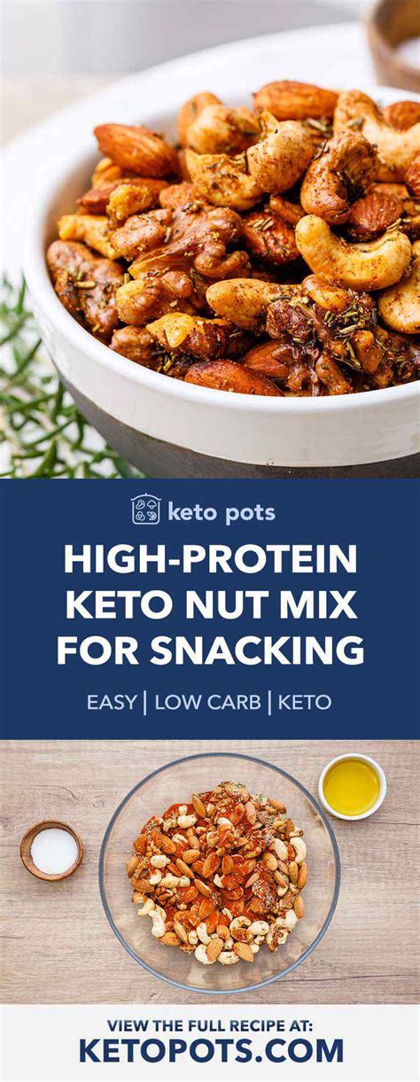 The Best Roasted Keto Nut Mix for Healthy Snacking - Keto Pots