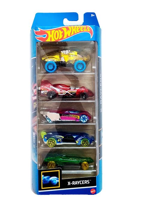 Hot Wheels Hw 5 Car Pack X Raycers Playone