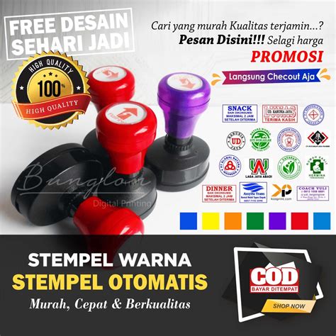 Jual Stempel Custom Stempel Flash Stempel Warna Stempel Otomatis