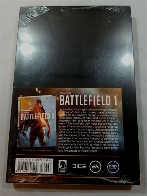 The Art Of Battlefield 1 Collectors Edition Art Book Poster Postcards