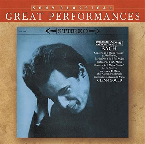 Bach Italian Concerto Partitas Nos Etc Glenn Gould Songs