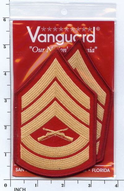 Usmc Marines Female Gunnery Sergeant Chevrons Gunny Gysgt E7 Patch Set