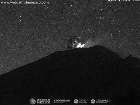 Webcams de México on Twitter Actividad del Volcán Popocatépetl al