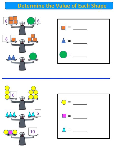 42 using a balance scale worksheet - Worksheet Master