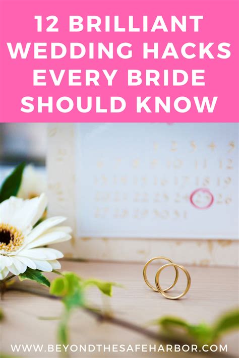 12 Of The Best Wedding Hacks Every Bride Should Know Wedding Tips Wedding Planning Wedding