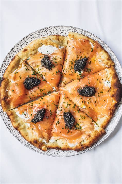 Smoked Salmon Pizza The Delicious Life