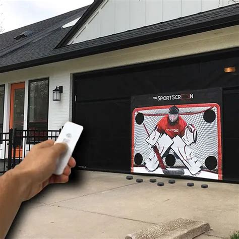 The Sportscreen Hand Crank Shooting Tarp Xhockeyproducts Canada