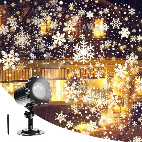 Christmas Snowflake Projector Lights, ALINKEY Highlight Dynamic LED ...