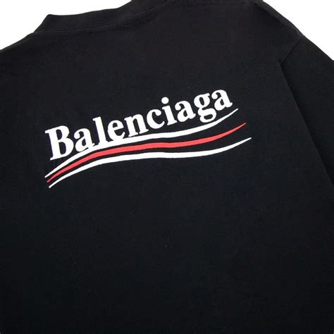 Balenciaga Political Campaign Logo T Shirt Harrods Ae