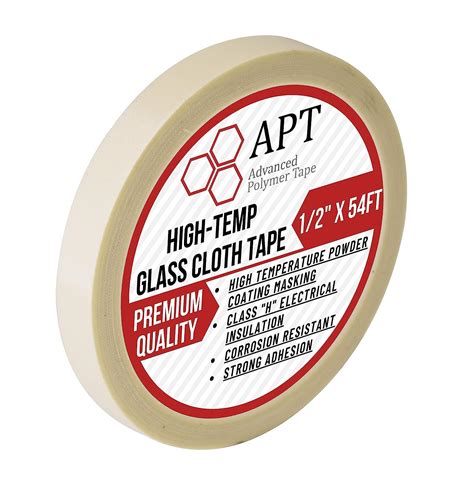 Apt Glass Cloth Tape With A High Temp Thermo Setting Silicone Adhesive High Temperature