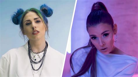 Szparap Billie Eilish Vs Ariana Grande Szparagi Youtube