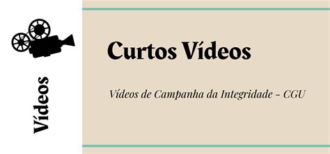 V Deos De Campanha Da Integridade Cgu Ifsuldeminas