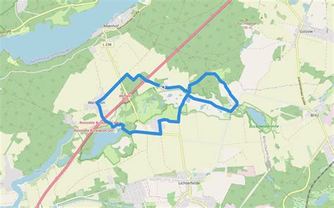 Circular Route Buckowseerinne Hiking Trail Schorfheide Brandenburg