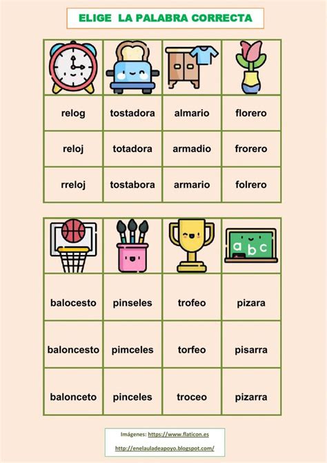 Elige La Palabra Correcta Online Pdf Worksheet Actividades Para