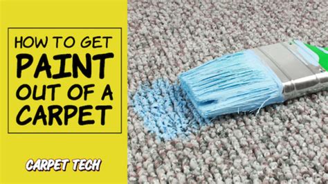 Useful Tips On How To Get Paint Out Of A Carpet Tech