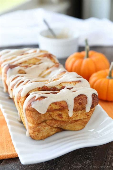 Pumpkin Pull Apart Bread Dessert Now Dinner Later