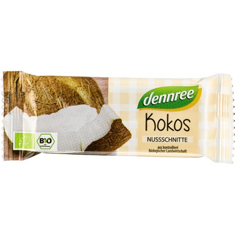 Bio Nussschnitte Kokos Von Dennree Bei Greenist De