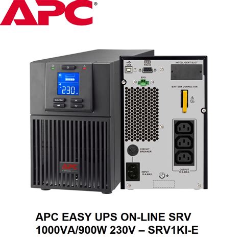 1000va Apc Ups Battery Backup Easy Ups On Line 1000va900w Tower