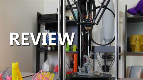 MicroDelta Rework 3D Printer Kit Review YouTube