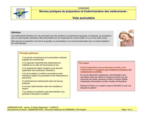 Bonnes Pratiques De Pr Paration Et Administration Des M Dicaments