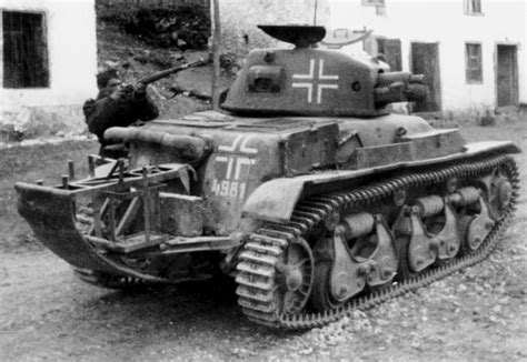 Panzerkampfwagen R F Ex French Char Leger D Accompagnement D