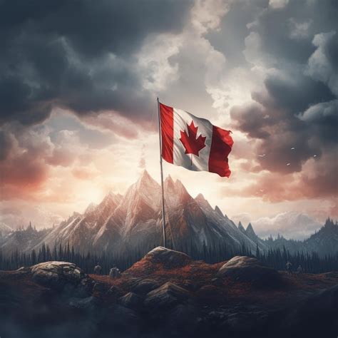 Premium Photo Canada Flag