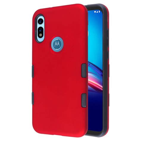 Motorola Moto E 2020 Phone Case Stylish Dual Layers Hard Back TPU