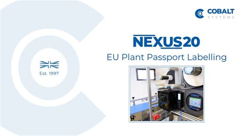 Nexus Eu Plant Passport Print Apply Labelling Solution Youtube