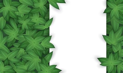 Green Leaf Template Background Infoupdate Org